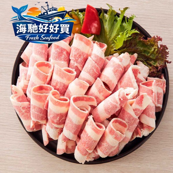 美國牛五花卷片(500g)