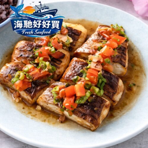 海水養殖鮮活鱸魚排（中）